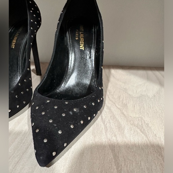 Saint Laurent Anja Studded Heels - Picture 4 of 8